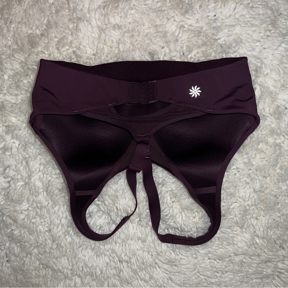Purple Athleta sports bra